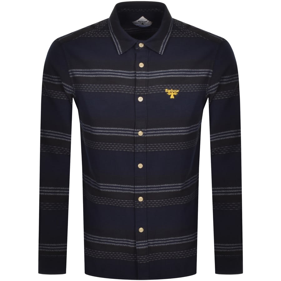 Alternative Image for ProductBarbour Beacon Long Sleeve Bakewell Shirt Navy1